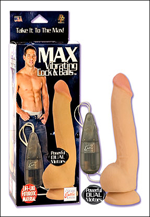 Max Vibrating Cock & Balls