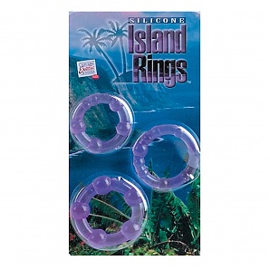 Silicone Island Rings - Purple