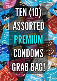 Ten (10) Assorted Premium Condom Grab Bag
