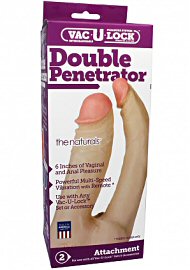 Vac U Lock Double Penetrator 5 and 6 Inch The Naturals